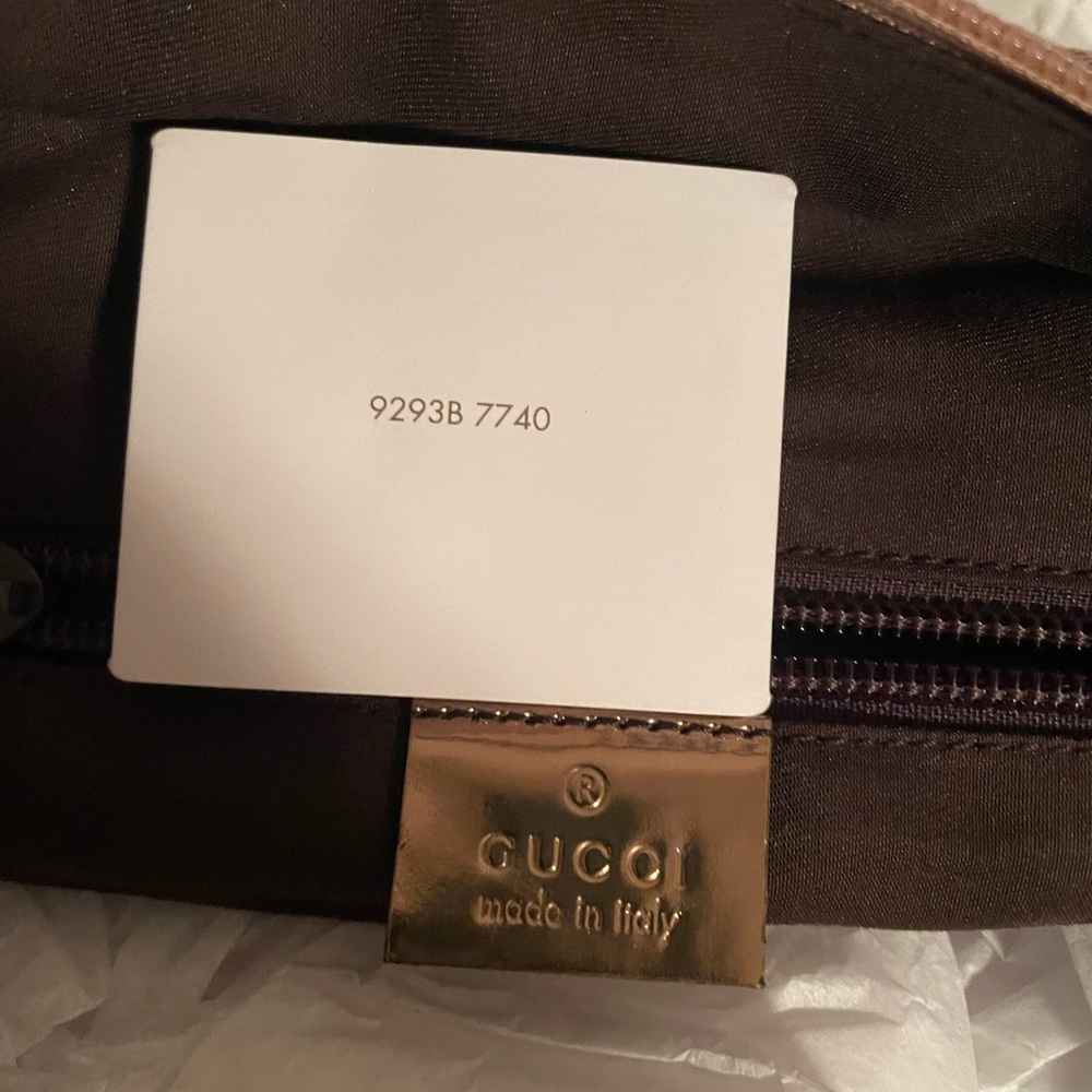 GUCCI GG Supreme Guccissima
Canvas/Leather with Sherry Stripe
Straps - Picture 11 of 11